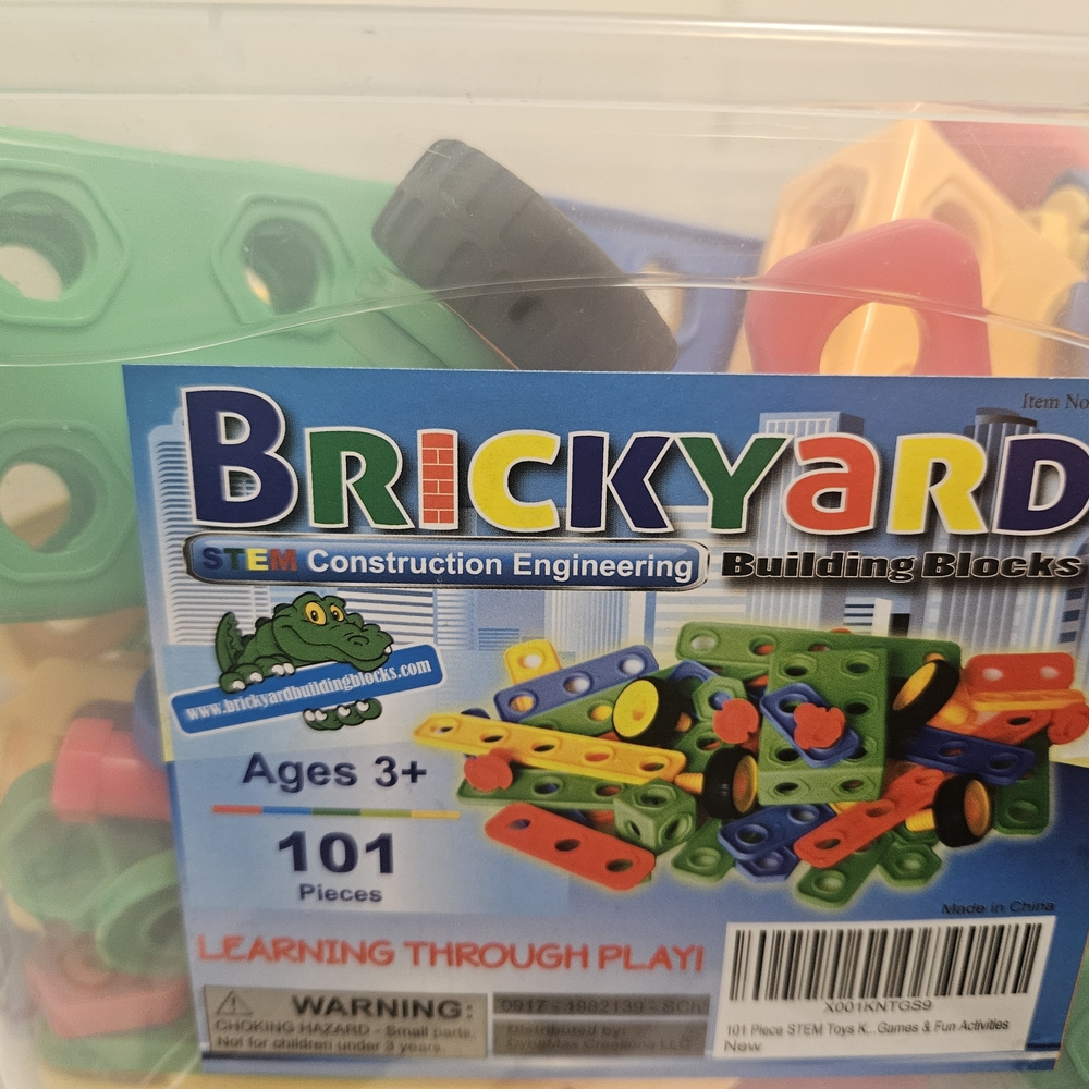STEM Building Blocks - Colorful Set for Kids